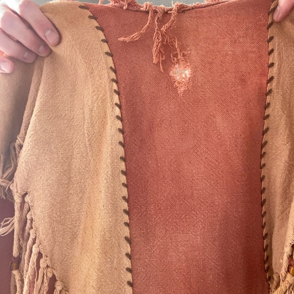 Gorgeous vintage beaded hippie shirt (cotton) - Picture 6 of 7